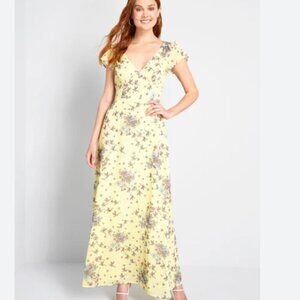 Modcloth You're Flowing Places Maxi Dress NWT